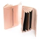 Женский лакированный кошелек из кожи LR SERGIO TORRETTI W501 pink - изображение 3