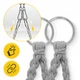 Крісло-гойдалка 4FIZJO Boho Dream 80 см підвісна, плетена Grey (P-5905973404525) - зображення 8