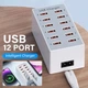 Зарядное устройство USB HW-A6 12 в 1 60W EU, White - изображение 3