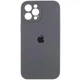 Чохол Silicone Premium case з захистом камери для iPhone 12 Pro Max Full Camera Protective dark grey 9659 - изображение 1