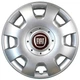 Автомобильные колпаки на колеса FIAT RED R15 №304 SJS серебристые комплект 4шт TR0052812 - изображение 1