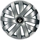 Автомобильные колпаки на колеса RENAULT R15 №315 SJS серебристые комплект 4шт TR0053925 - изображение 1
