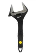 Ключ разводной MASTERTOOL 250 мм 0-50 мм тонкие губки CrV рукоятка с TPR накладкой 76-0323 - изображение 2