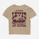 Детская футболка для мальчика Levi`s 8EN614-GAB 128 см Бежевая (3666643205102) - изображение 2