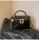 Женская сумка-косметичка 1032 Vanity Bag кросс-боди черная - изображение 4