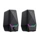 Стерео колонки HAVIT SK768 USB 10W RGB Black - изображение 1
