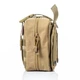 Подсумок аптечка молли на липучке MOLLE A87 койот - изображение 7