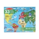 Детский мега-пазл "Карта мира" MelissaandDoug MD10446, 33 элемента - изображение 8