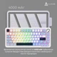 Клавиатура беспроводная Ajazz AK820 Max Plus Day Dream Switch White (AK820MAX-DD-BWD) - изображение 5