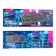 Клавіатура провідна HOCO DI16 Gaming Illuminated 2в1 (ENG/RU) (RGB-підсвітка, USB-підключення) + Миша провідна Чорний - зображення 2