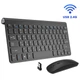 Комплект клавиатуры и мыши Multimedia Keyboard Wireless 2.4GHz для ноутбуков и настольных компьютеров Чорная - изображение 1