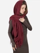 Палантин SumWin Yh-Fashion 2803-44 Бургунди - изображение 2