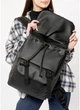 Женский рюкзак роллтоп с клапаном и карманом под ноутбук SAMBAG Черный (6060281346) - изображение 8