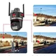 Потрійна IP-камера з нічним баченням XPRO Rotation P12 (234573632_2322) - изображение 4