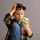Aparat cyfrowy dla dzieci Hurtel Mini Thermal Printer for Kids with Camera and Camcorder Green (5907769364440) - obraz 12