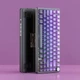 Бездротова ігрова механічна клавітура Attack shark x85 Purple gradient - зображення 3