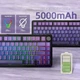 Бездротова ігрова механічна клавітура Attack shark x85 Purple gradient - зображення 6