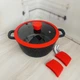 Кастрюля 5 л (26см) из литого алюминия с мраморным покрытием Bohmann BH 7353-26 - изображение 5
