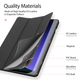 Etui DUX Ducis Domo na Samsung Galaxy TTab S9 z funkcja Smart Sleep podstawka Black (6934913025895) - obraz 7