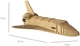 Конструктор-пазл Cartonic 3D Puzzle NASA Space Shuttle картонний (CARTNASASHUT) - зображення 4
