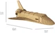 Конструктор-пазл Cartonic 3D Puzzle NASA Space Shuttle картонний (CARTNASASHUT) - зображення 5