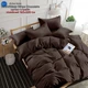 Комплект постельного белья SoundSleep Stripe Chocolate сатин-страйп семейный 160х220 см шоколад (94247992) - изображение 1