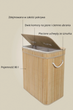 Kosz na pranie bambusowy Nuxio Arvi 100L (5902973462104) - obraz 5