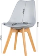Стул для кухни и гостиной Doros Бин 49х43х84 см Серый (84110003) - изображение 4