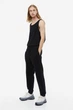 Брюки H&M Relaxed Fit Sweatpants Black 1012056001 M - изображение 4