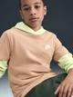 Детская футболка для мальчика Nike K Nsw Tee Emb Futura Lbr FZ5177-200 S 128-137 см Hemp (198484893833) - изображение 4