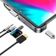 USB-хаб Baseus Bend Angle No.7 Multifunctional Type-C Hub Converter Dark Gray (CAHUB-WJ0G) [77940] - изображение 5
