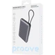 Зовнішній акумулятор Proove Moon Rock 2 in 1 10000mAh 22.5W Gray (PBR122012105) [136803] - зображення 5