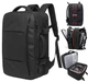 Рюкзак с USB портом Bange Travel backpack 37L BG-1908 Дорожная сумка Черный - изображение 3
