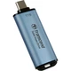 Внешний SSD накопитель Transcend ESD300С USB 3.1 Gen 2 Type-C ESD300 Blue 1TB (TS1TESD300C) - изображение 2