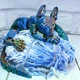 Кот Сфинкс 3D подвижная игрушка 30 см. с глазками сердечками - изображение 3