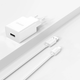 Мережевий зарядний пристрій Dudao A4EU USB-A 2.1A + кабель USB-A - USB-C White (6976625331970) - зображення 9