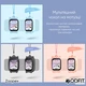Наручний годинник Modfit Zoopex All Black - изображение 14