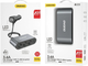 Ładowarka samochodowa Dudao R1PRO 2x USB / 3x rozdzielacz gniazda zapalniczki Gray (6973687240547) - obraz 5
