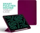 Чехол для планшета ArmorStandart Smart Fold Pen для Samsung Galaxy Tab S10 Lite / S10 FE с креплением для стилуса Plum (ARM85553) - изображение 3
