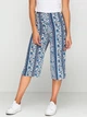 Брюки женские H&M 0101255_цветы_10 38 Синие (KAY2000000896991) - изображение 1