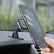 Автомобильный магнитный держатель Hoco S47 Fuerte |для телефона, от 4.7" до 6.5", надежная фиксация, легкая установка на центральную консоль, вращение на 360°, противоскользящее покрытие| Черный - изображение 4
