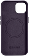 Панель iCarer Real Cowhide Premium Leather Magsafe для Apple iPhone 14 Dark Purple (WMI14220705-DP) - зображення 3