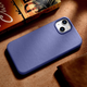 Панель iCarer Real Cowhide Premium Leather Magsafe для Apple iPhone 14 Light Purple (WMI14220705-LP) - зображення 15