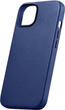 Панель iCarer Real Cowhide Premium Leather Magsafe для Apple iPhone 14 Blue (WMI14220705-BU) - зображення 4