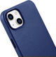 Панель iCarer Real Cowhide Premium Leather Magsafe для Apple iPhone 14 Blue (WMI14220705-BU) - зображення 8