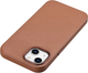 Etui iCarer Real Cowhide Premium Leather Magsafe do Apple iPhone 14 Plus Brown (WMI14220707-BN) - obraz 6