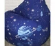 Крісло-груша бавовна "Космос" KatyPuf L 100x75 - зображення 2
