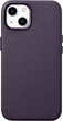 Панель iCarer Real Cowhide Premium Leather Magsafe для Apple iPhone 14 Plus Dark Purple (WMI14220707-DP) - зображення 1