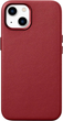Панель iCarer Real Cowhide Premium Leather Magsafe для Apple iPhone 14 Plus Red (WMI14220707-RD) - зображення 1