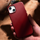 Панель iCarer Real Cowhide Premium Leather Magsafe для Apple iPhone 14 Plus Red (WMI14220707-RD) - зображення 16